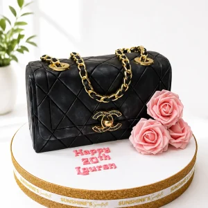 3D Chanel Bag Cake | Luxury Designer Cake 01