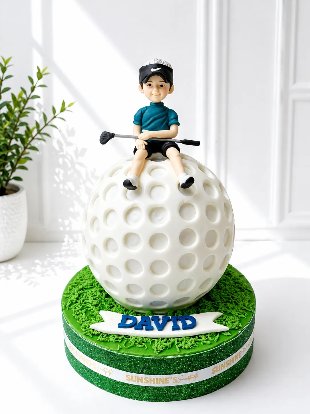 3D Golf Ball Cake | Cake for Boss 01