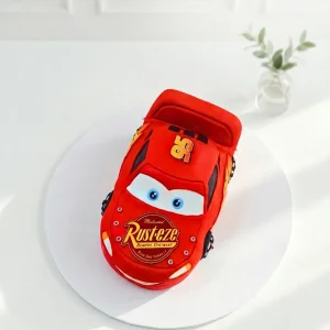 3D Lightning McQueen Car Cake | Cars Theme Birthday Cake 01