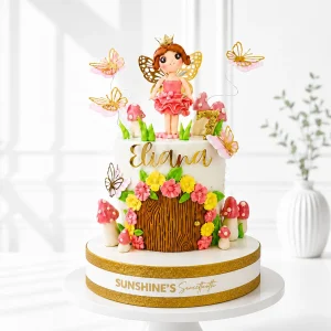 Fairy Birthday Cake | Floral Butterfly Cake | 04