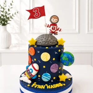 Galaxy Birthday Cake | Astronaut & Outer Space Cake | 04