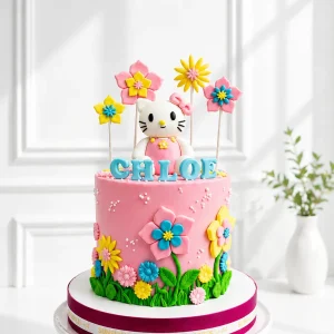 Hello Kitty Birthday Cake | Sanrio Theme Cake | 04