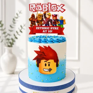 Roblox Birthday Cake | Gaming Theme Cake | 04