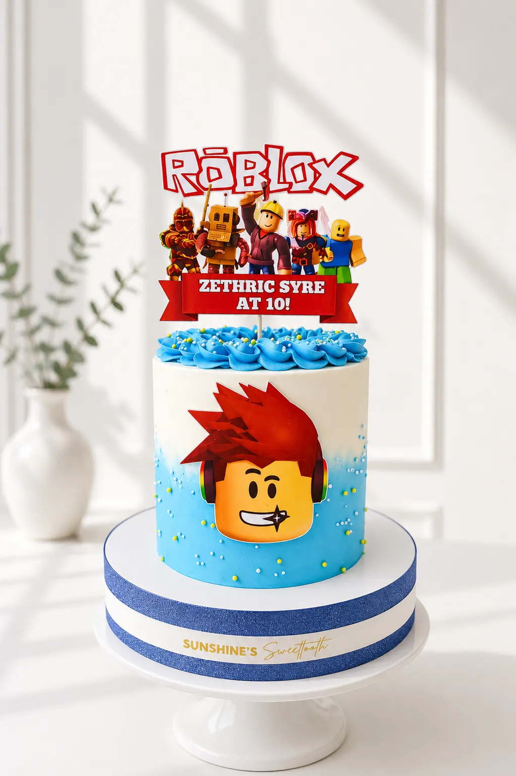Roblox Birthday Cake | Gaming Theme Cake | 04