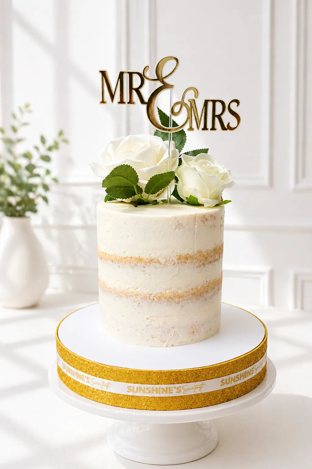 Elegant Wedding Cake | Engagement & Anniversary Cake | 04