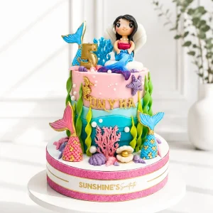 Mermaid Birthday Cake | Under the Sea Cake | 04