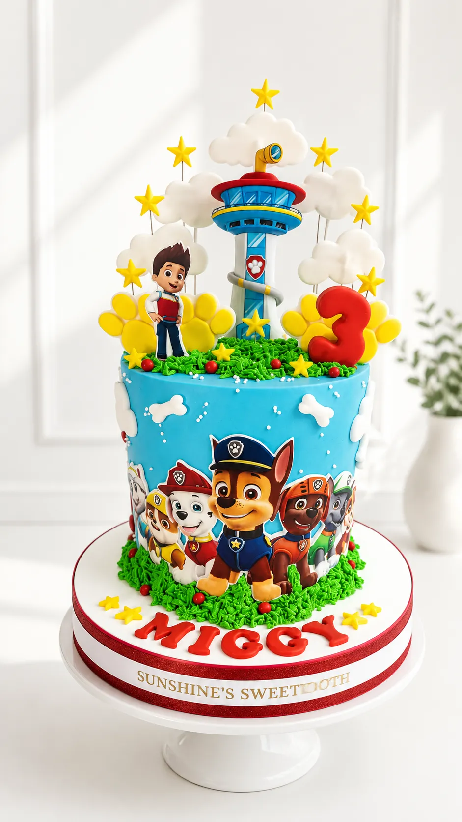 Paw Patrol Birthday Cake | Dog Theme Cake | 04