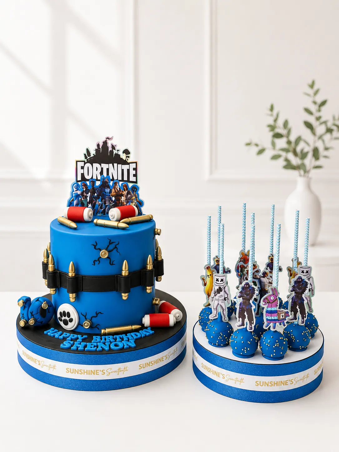 Fortnite Birthday Cake Set | Gaming Theme Cake | 01