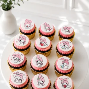 My Melody Cupcakes | Sanrio & Friends Cupcakes | 6-Piece Set | 01