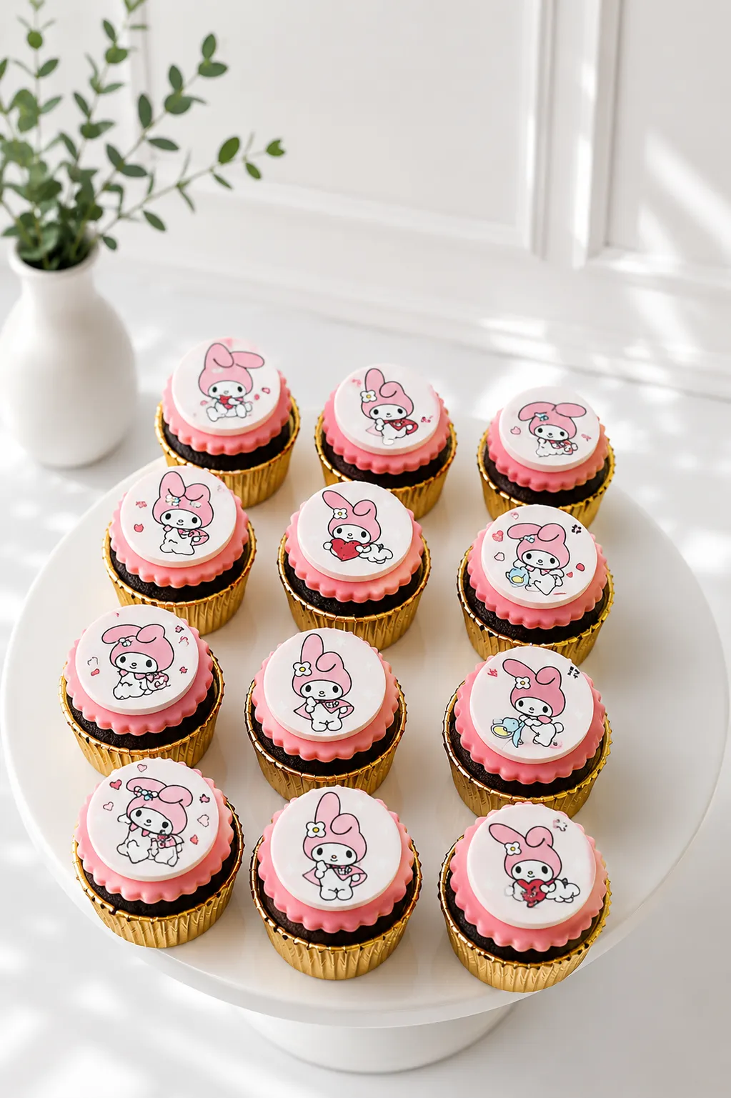 My Melody Cupcakes | Sanrio & Friends Cupcakes | 6-Piece Set | 01