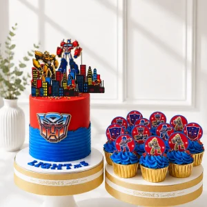 Transformers Birthday Cake Set | Optimus Prime Cake | 01