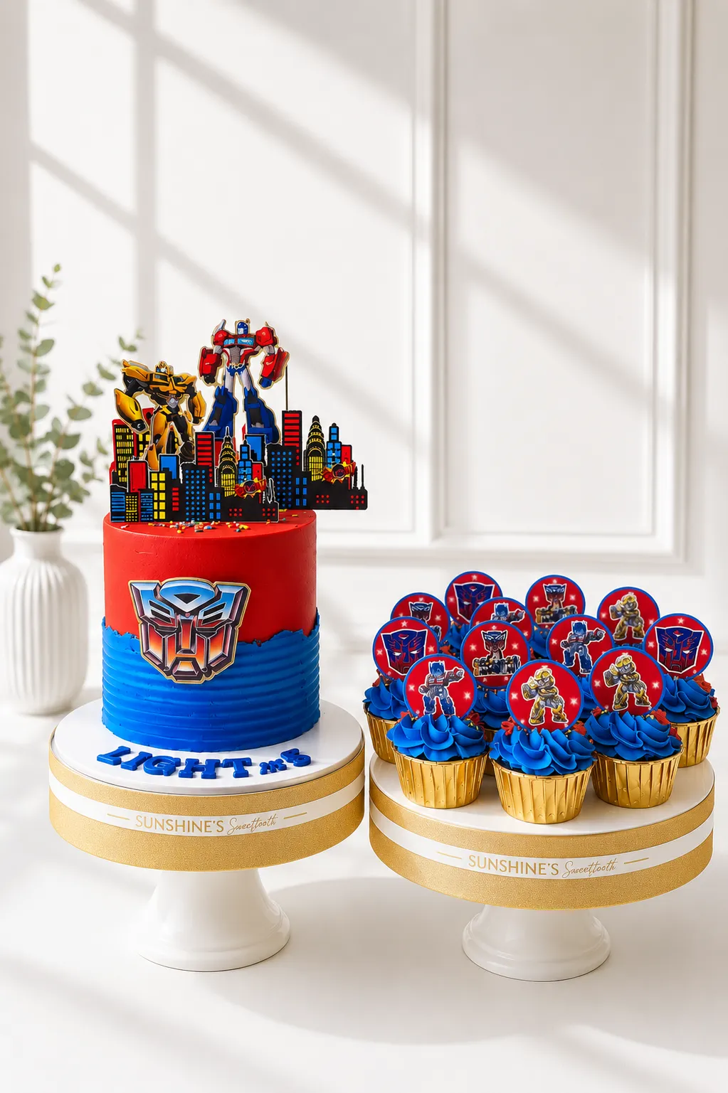 Transformers Birthday Cake Set | Optimus Prime Cake | 01