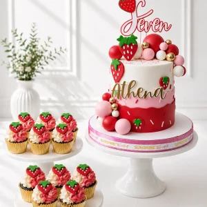 Strawberry Birthday Cake | Fresh Strawberry Cake | 01