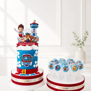 Paw Patrol Birthday Cake Set | Rescue Pups Theme Cake | 01