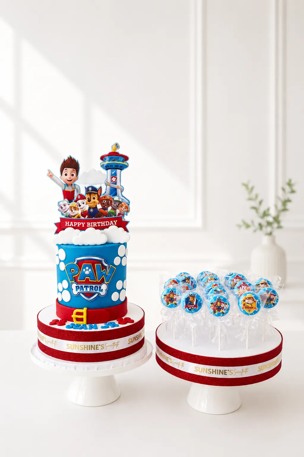 Paw Patrol Birthday Cake Set | Rescue Pups Theme Cake | 01