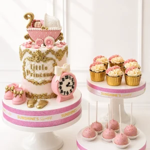 Baptism & 1st Birthday Cake Set| Baby Dedication Cake | 01