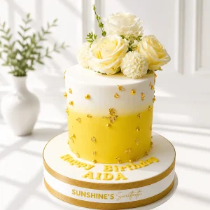 Floral Birthday Cake | Flower Cake | 05