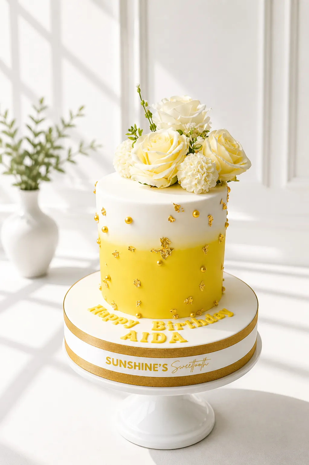 Floral Birthday Cake | Flower Cake | 05