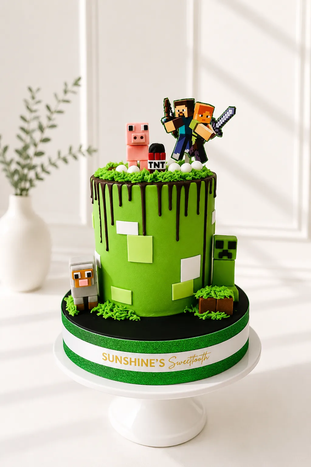 Minecraft Birthday Cake | Gaming Theme Cake | 05