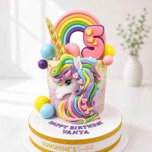 Unicorn Birthday Cake | Magical Theme Cake | 04