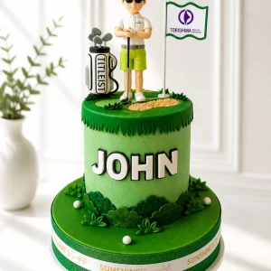 Golf Birthday Cake | Golf Theme Cake | 02