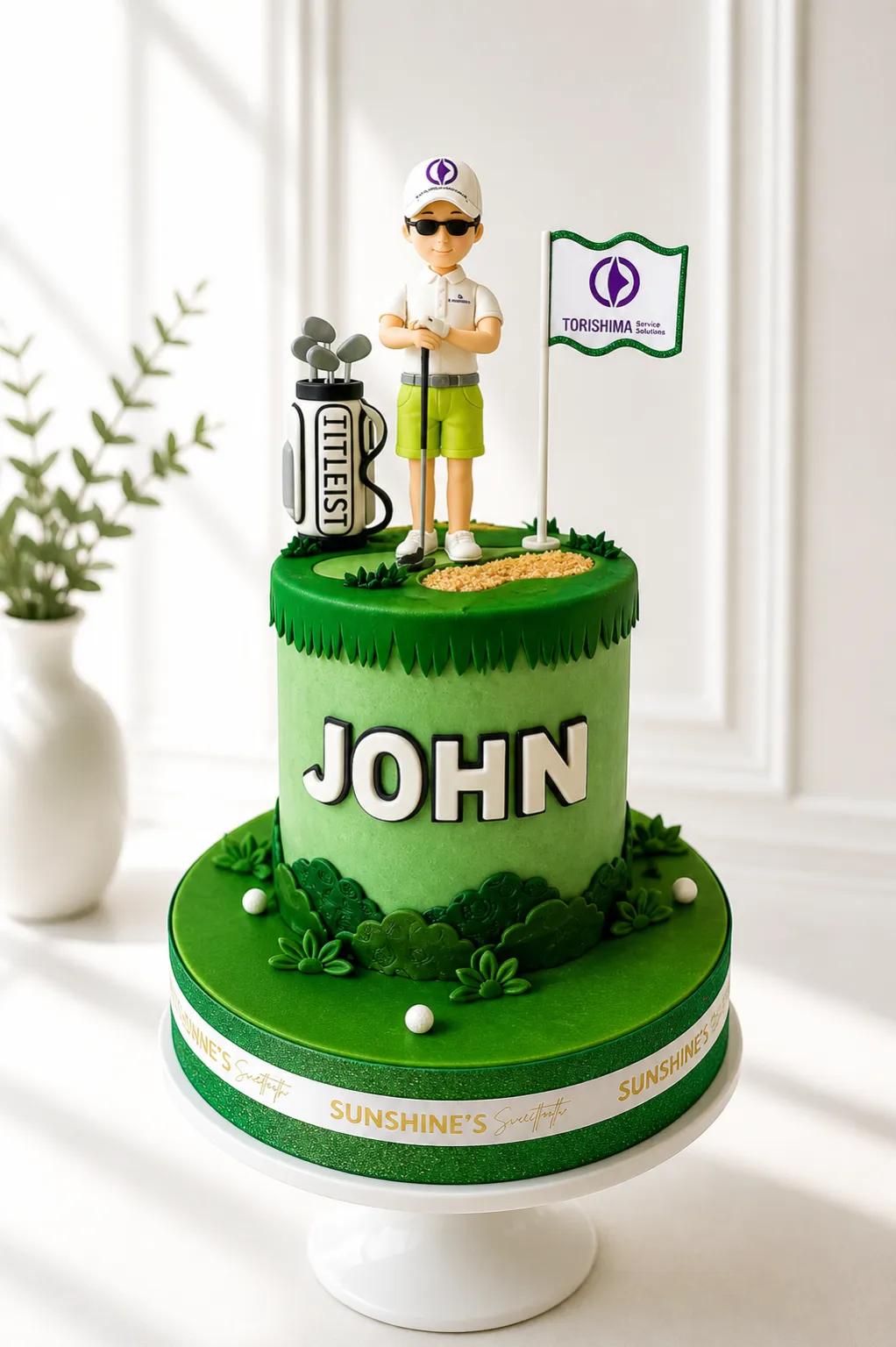 Golf Birthday Cake | Golf Theme Cake | 02