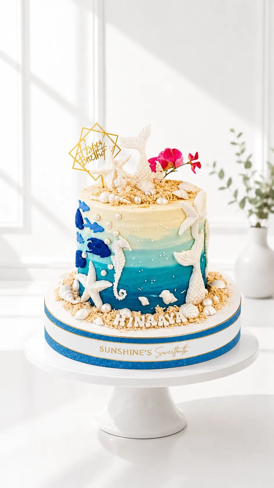 Mermaid Birthday Cake | Under the Sea Cake | 05