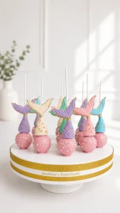 Mermaid Cake Pops | Magical Theme Cake Pops | 02