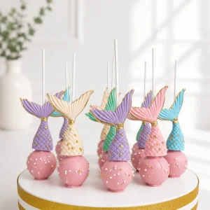 Mermaid Cake Pops | Magical Theme Cake Pops | 02