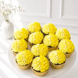 Yellow Buttercream Cupcakes | 6-Piece Set | 01