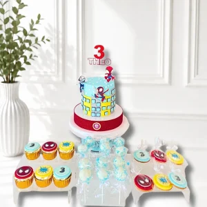 Spider-Man Birthday Cake Set | Superhero Theme Cake | 01