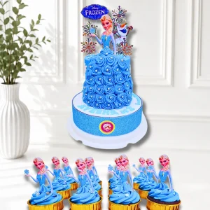 Frozen Elsa Birthday Cake Set | Princess Theme Cake | 01