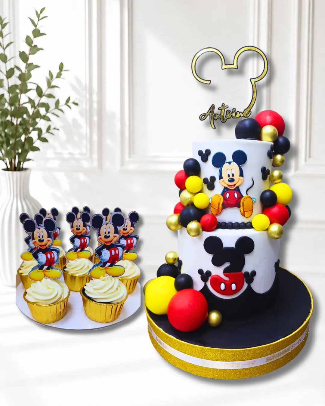 Mickey Mouse Birthday Cake Set | Cartoon Theme Cake | 01