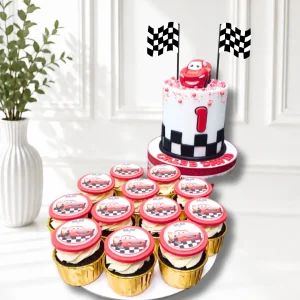 Cars Birthday Cake Set | Race Car & Transportation Cake Set | 06