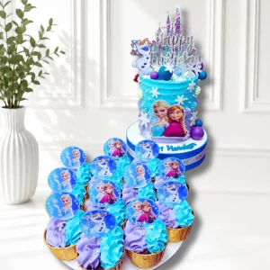 Frozen Elsa Birthday Cake Set | Princess Theme Cake | 02