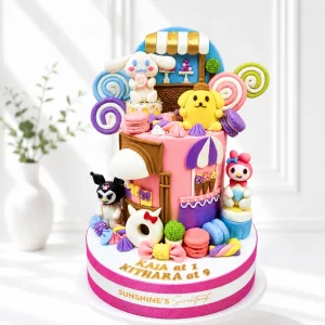 Hello Kitty & Friends Birthday Cake | Sanrio Theme Cake | 01