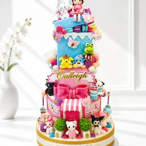 3-Tier Sanrio & Friends Cake | Birthday Party Cake | 01
