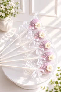 Flower Cake Pops | Floral Theme Cake Pops | 01