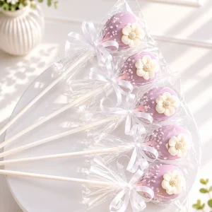 Flower Cake Pops | Floral Theme Cake Pops | 01