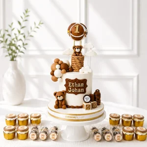 Teddy Bear Birthday Cake Set | Teddy Bear Theme Cake Set | 07