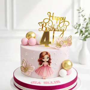 Fairy Birthday Cake | Floral Butterfly Cake | 07