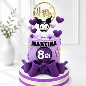 Kuromi Birthday Cake | Sanrio Theme Cake | 08