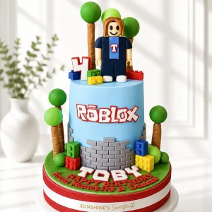 Roblox Birthday Cake | Gaming Theme Cake | 08