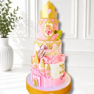 3-Tier Princess Aurora Theme Cake | Birthday Party Cake | 01