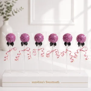 Purple Kuromi Cake Pops | Sanrio Theme Cake Pops | 01