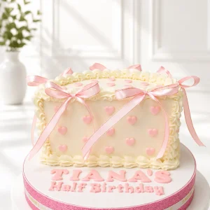 Half Birthday Cake | 6 Months Celebration Cake | 01