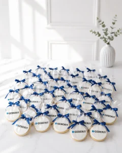 Corporate Logo Cookies | Branded Sugar Cookies | 6-Piece Cookie Set | 01