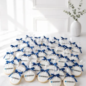 Corporate Logo Cookies | Branded Sugar Cookies | 6-Piece Cookie Set | 01