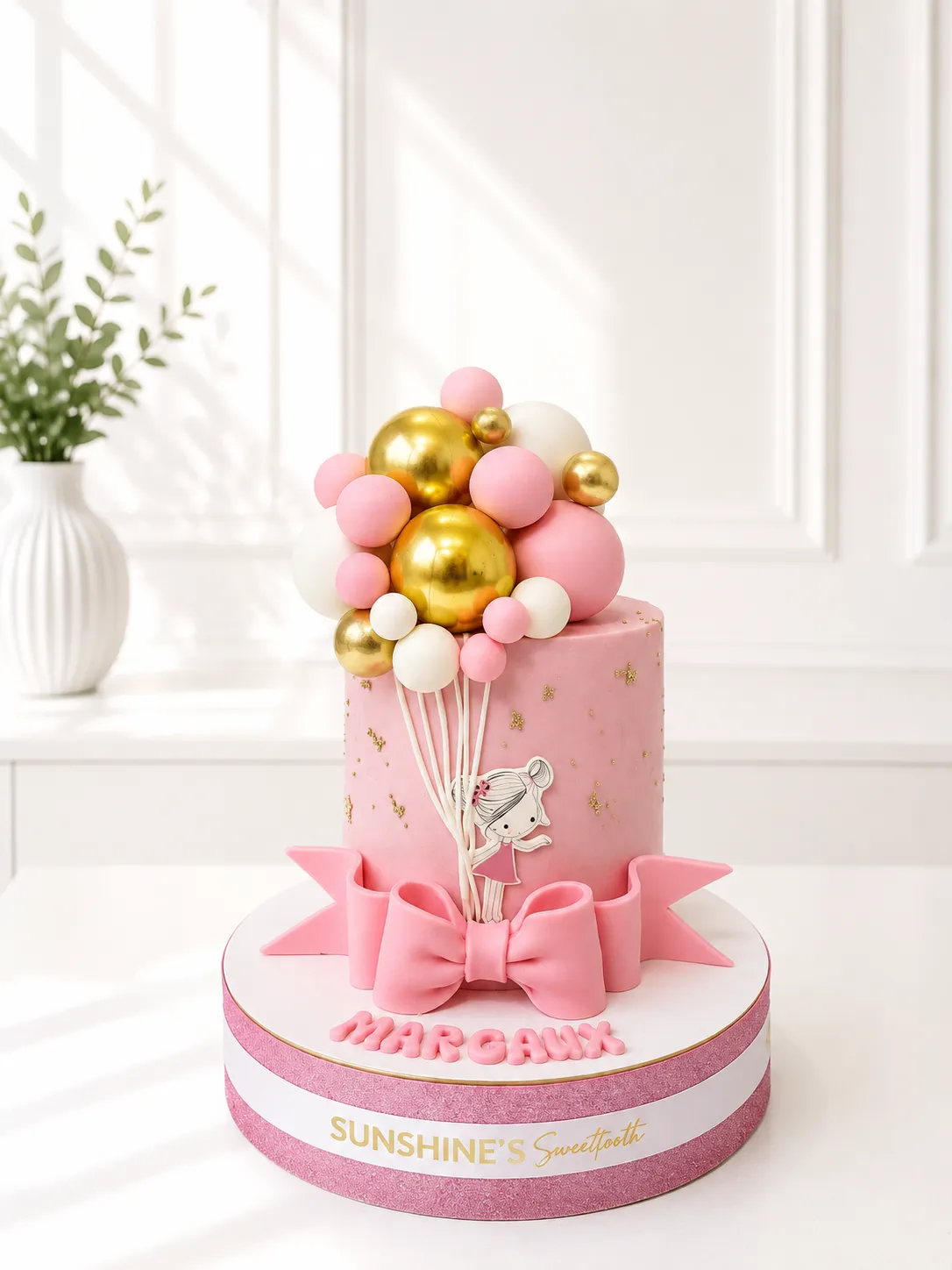 Fairy Birthday Cake | Floral Butterfly Cake | 08