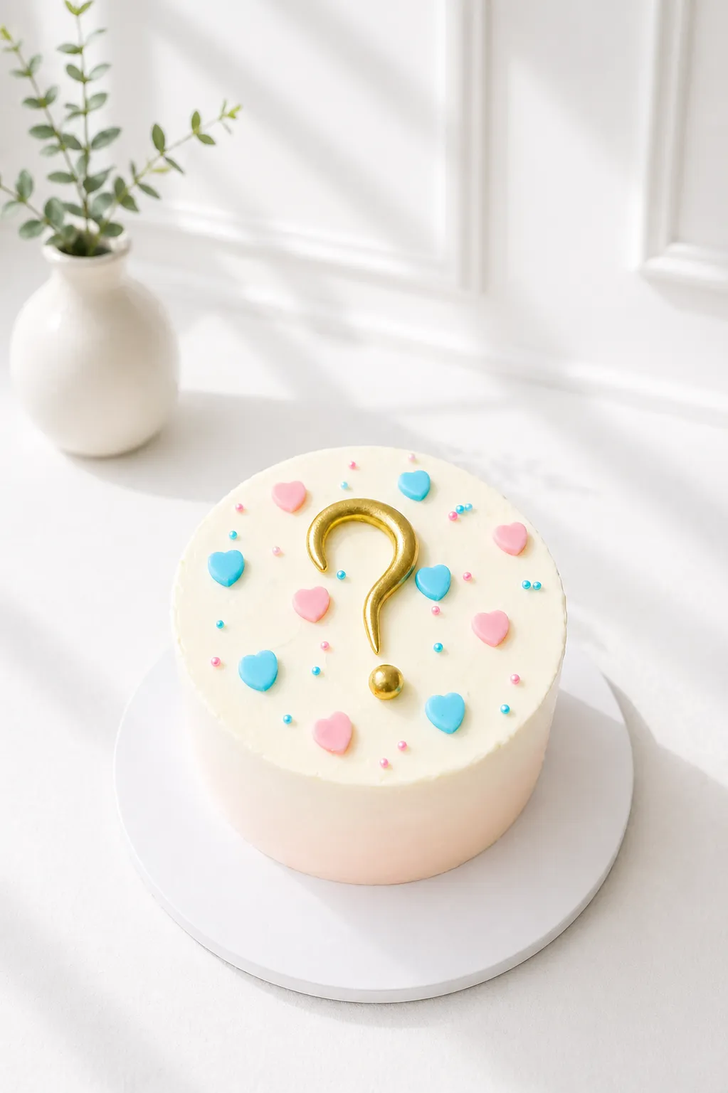He or She Cake | Midi Gender Reveal Cake | 02